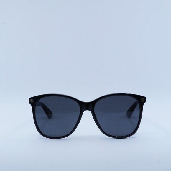 NEW GUCCI GG0024S 001 BLACK/GREY SUNGLASSES - Picture 2 of 9
